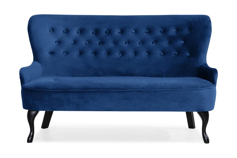 Dahlia Fløyelssofa - Blå - Fløyel sofaer - 2 seter sofa