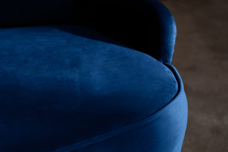 Dahlia Fløyelssofa - Blå - Fløyel sofaer - 2 seter sofa