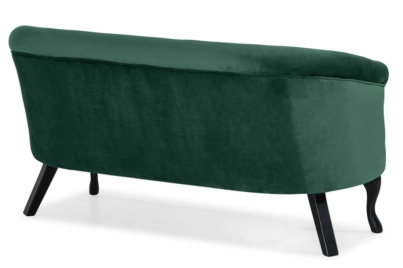Dahlia Siss Sofa Fløyel - Mørkegrønn - Møbler - Sofaer - Fløyel sofaer