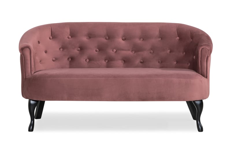 Dahlia Siss Sofa - Rustrosa Fløyel - Fløyel sofaer - 2 seter sofa