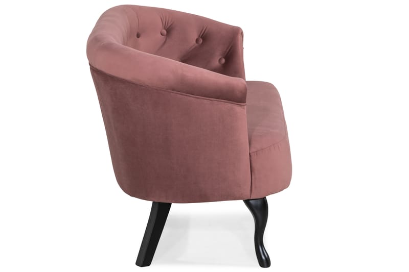 Dahlia Siss Sofa - Rustrosa Fløyel - Fløyel sofaer - 2 seter sofa