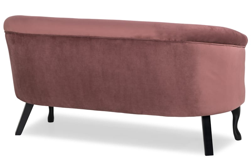 Dahlia Siss Sofa - Rustrosa Fløyel - Fløyel sofaer - 2 seter sofa