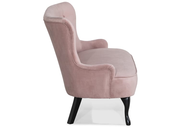 Dahlia Sofa - Lysrosa - Møbler - Sofaer - Fløyel sofaer