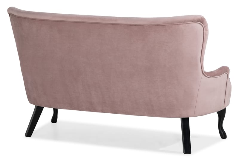 Dahlia Sofa - Lysrosa - Møbler - Sofaer - Fløyel sofaer