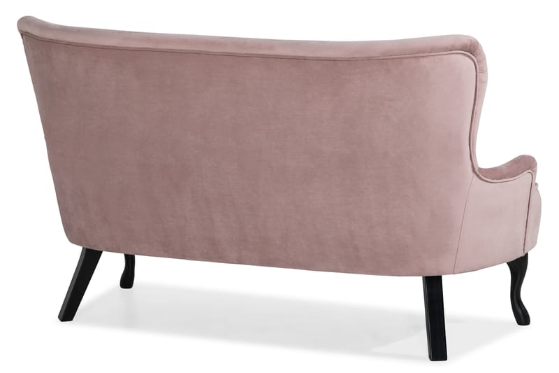 Dahlia Sofa - Lysrosa - Fløyel sofaer - 2 seter sofa