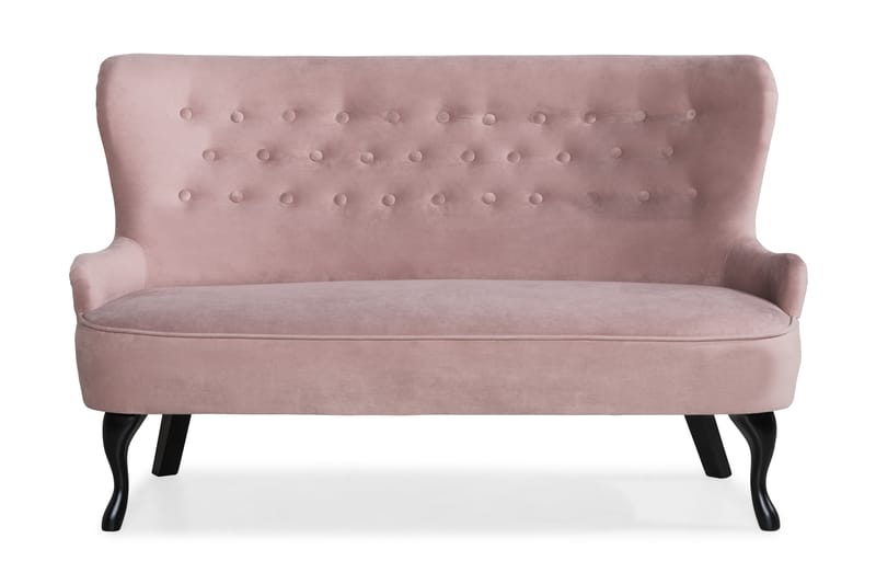 Dahlia Sofa - Lysrosa - Møbler - Sofaer - Fløyel sofaer