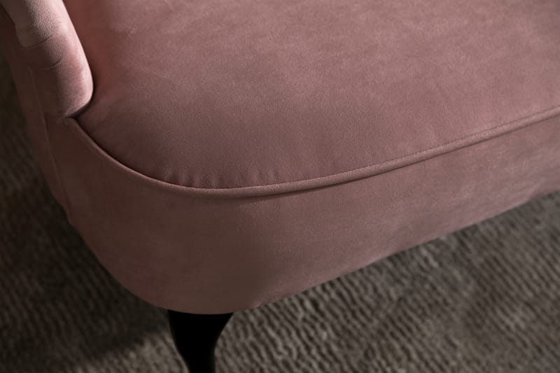 Dahlia Sofa - Lysrosa - Møbler - Sofaer - Fløyel sofaer