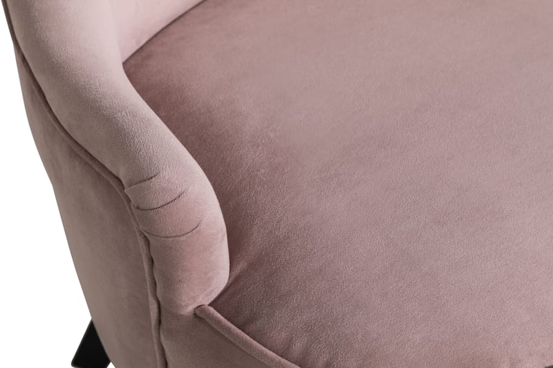 Dahlia Sofa - Lysrosa - Møbler - Sofaer - Fløyel sofaer