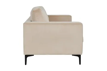 Johana 3-seter Fløyelssofa - Beige - Møbler - Sofaer - Fløyel sofaer