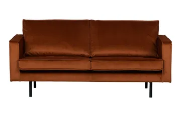 Lissbon 2,5-seters Fløyelssofa - Rust - Møbler - Sofaer - Fløyel sofaer