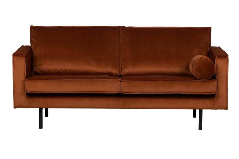 Lissbon 2,5-seters Fløyelssofa - Rust - Møbler - Sofaer - Fløyel sofaer