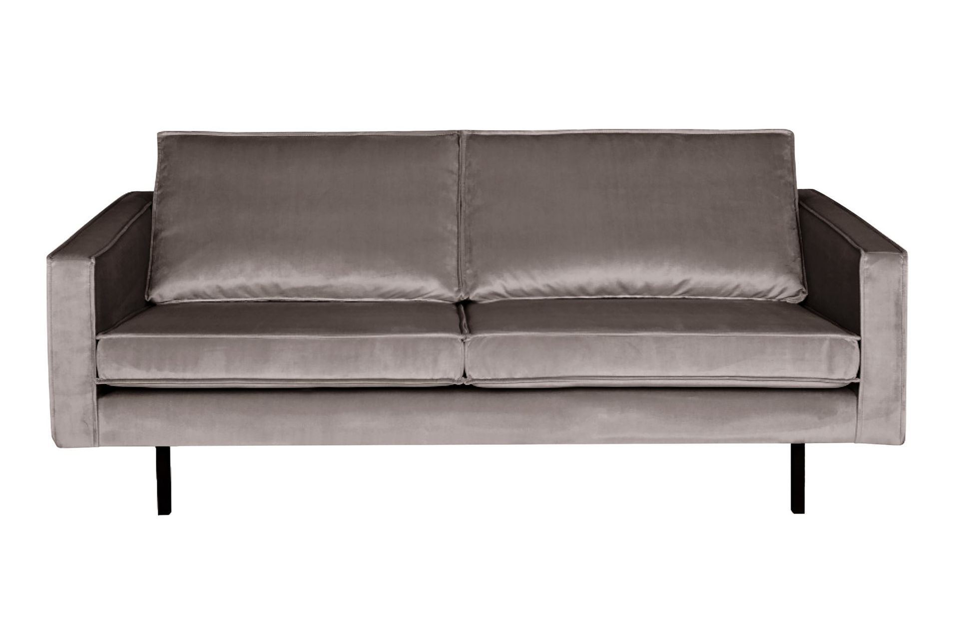 Lissbon 2,5-seters Fløyelssofa - Taupe - Møbler - Sofaer - Fløyel sofaer