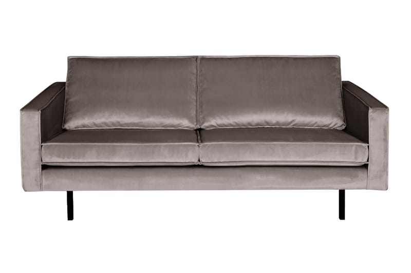 Lissbon 2,5-seters Fløyelssofa - Taupe - Møbler - Sofaer - Fløyel sofaer
