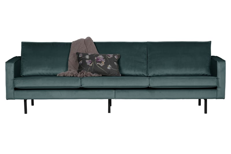 Lissbon 3-seter sofa fløyel - Møbler - Sofaer - Fløyel sofaer