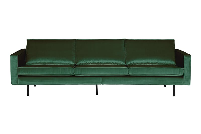 Lissbon 3-seters Fløyelssofa - Grønn - Møbler - Sofaer - Fløyel sofaer