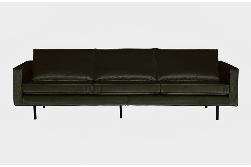 Lissbon 3-seters Fløyelssofa - Grønn - Møbler - Sofaer - Fløyel sofaer