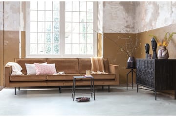 Lissbon 3-seters Fløyelssofa - Gul - Møbler - Sofaer - Fløyel sofaer