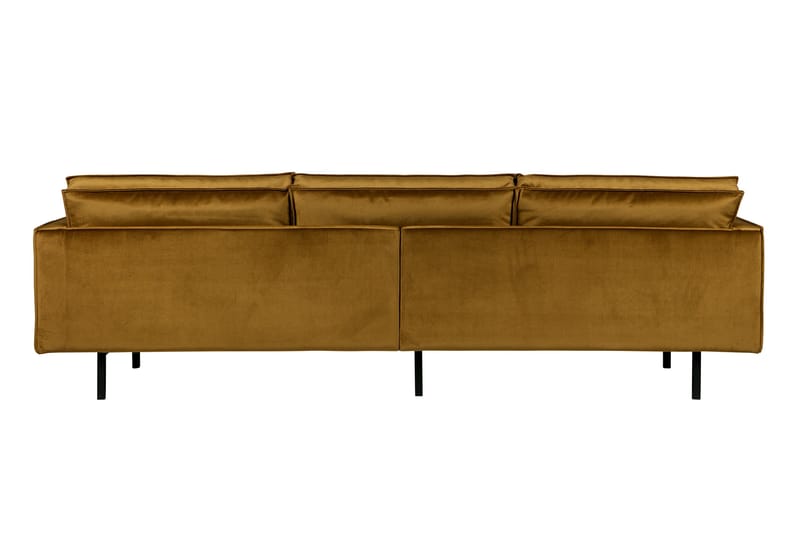 Lissbon 3-seters Fløyelssofa - Gul - Møbler - Sofaer - Fløyel sofaer