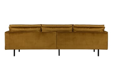 Lissbon 3-seters Fløyelssofa - Gul - Møbler - Sofaer - Fløyel sofaer
