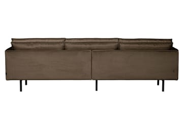 Lissbon 3-seters Fløyelssofa - Taupe - Møbler - Sofaer - Fløyel sofaer