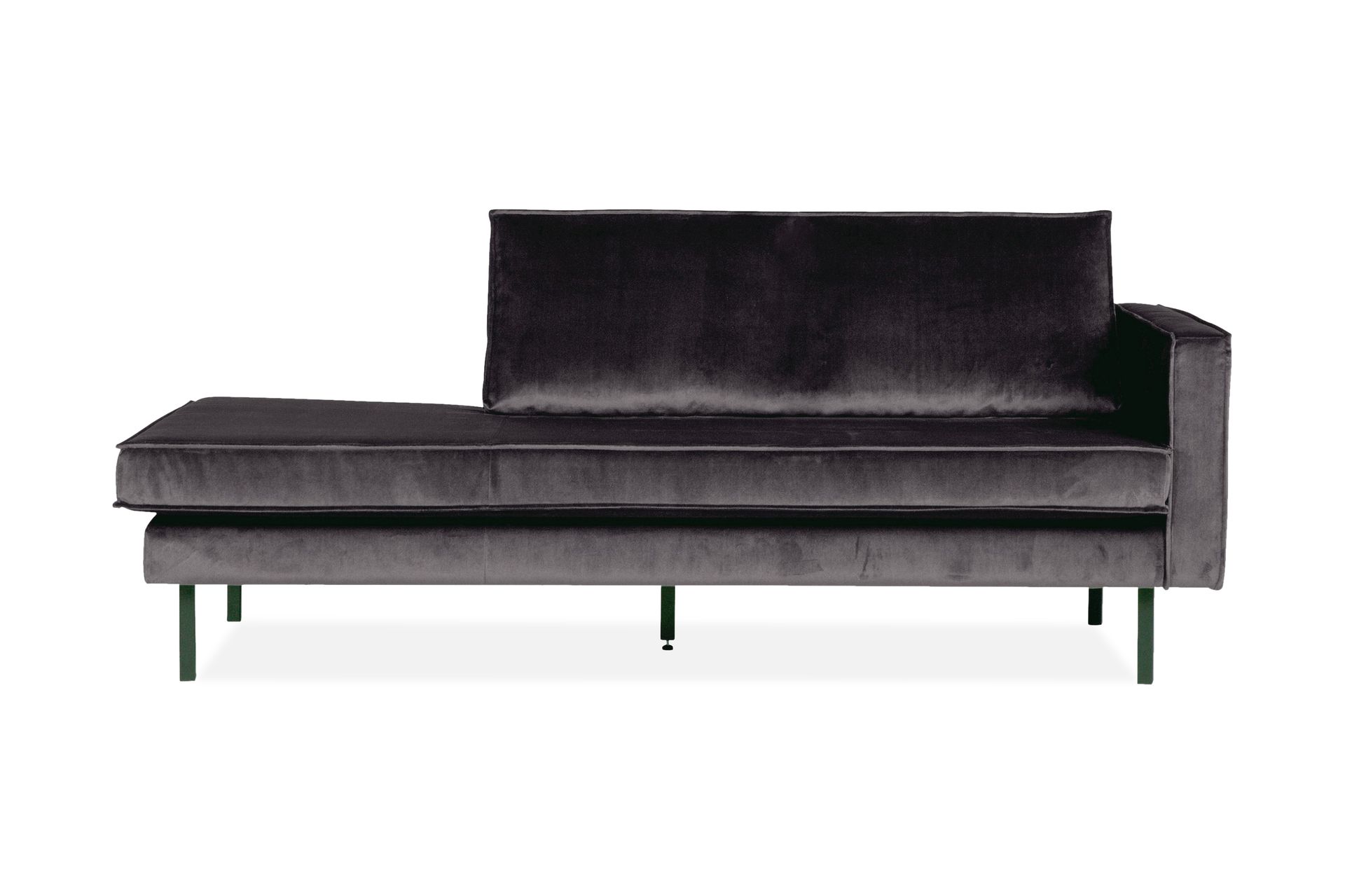 Lissbon Dagseng Høyre - Antrasitt - Møbler - Sofaer - Fløyel sofaer