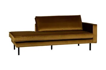 Lissbon Dagseng Høyre - Gul - Møbler - Sofaer - Fløyel sofaer