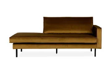 Lissbon Dagseng Høyre - Gul - Møbler - Sofaer - Fløyel sofaer