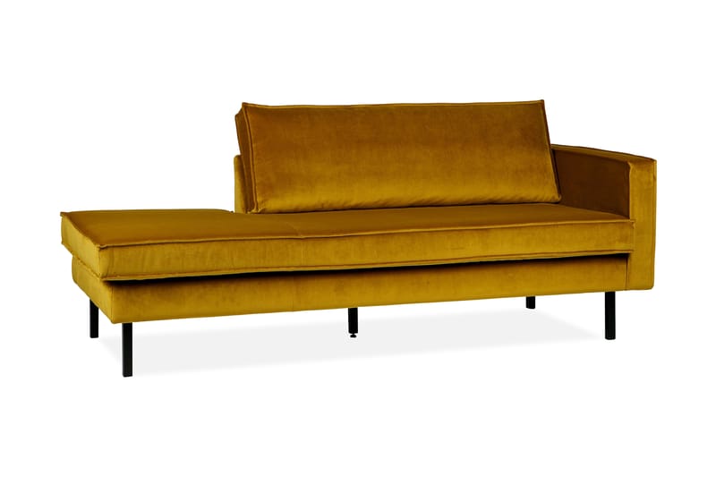 Lissbon Dagseng Høyre - Oker - Møbler - Sofaer - Fløyel sofaer