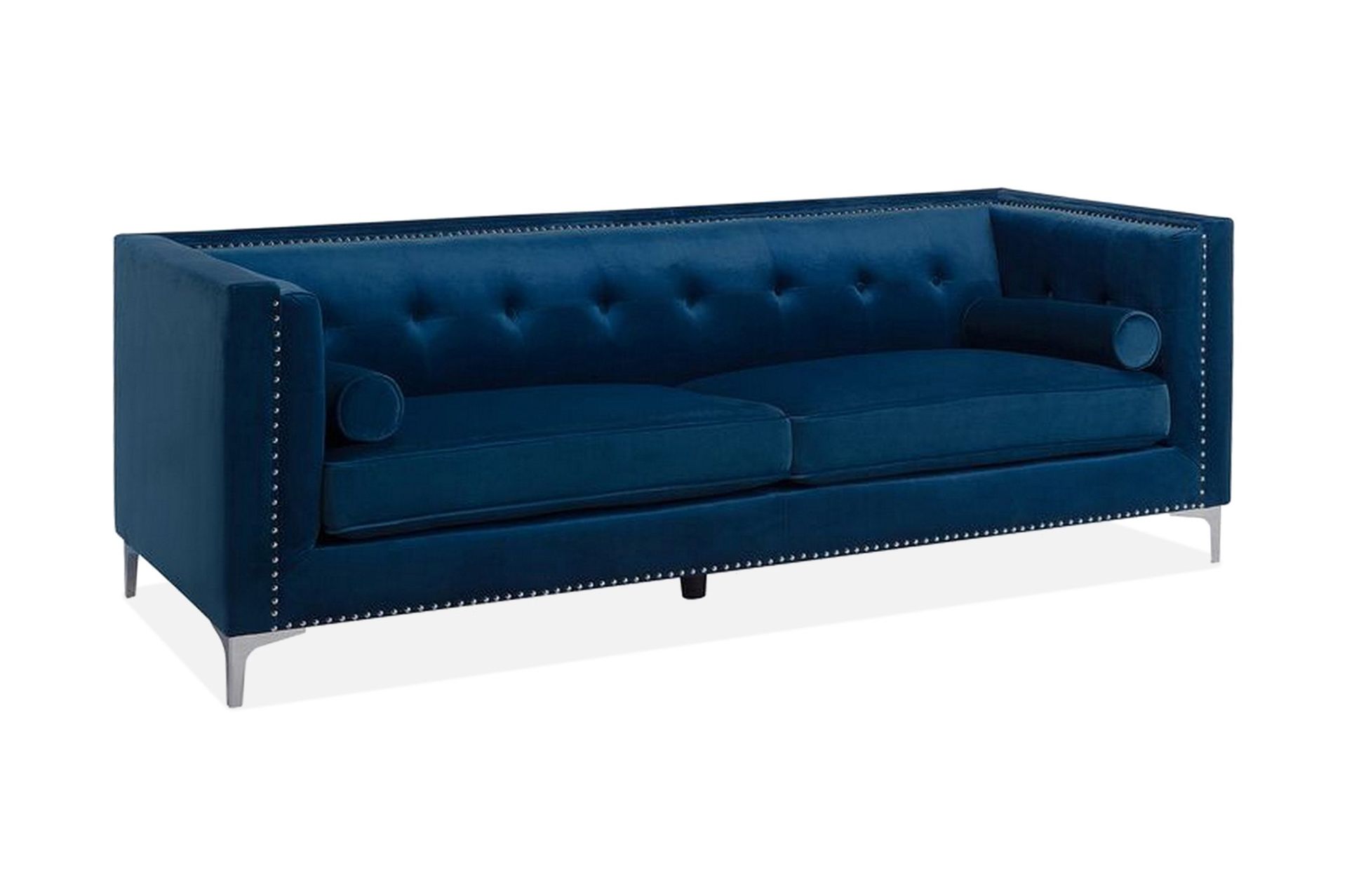 Llawhaden Sofa Fløyel - Blå