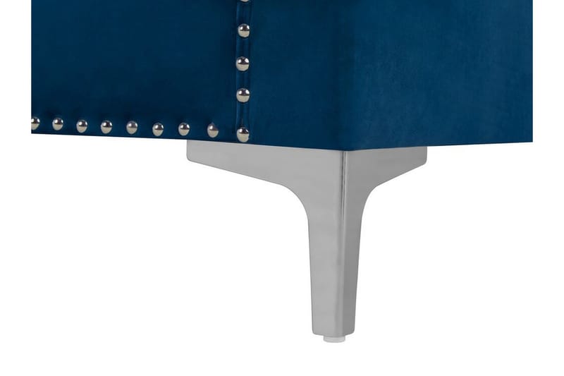 Llawhaden Sofa Fløyel - Blå - Møbler - Sofaer - Fløyel sofaer