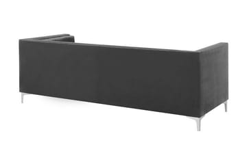 Llawhaden Sofa Fløyel - Grå - Møbler - Sofaer - Fløyel sofaer