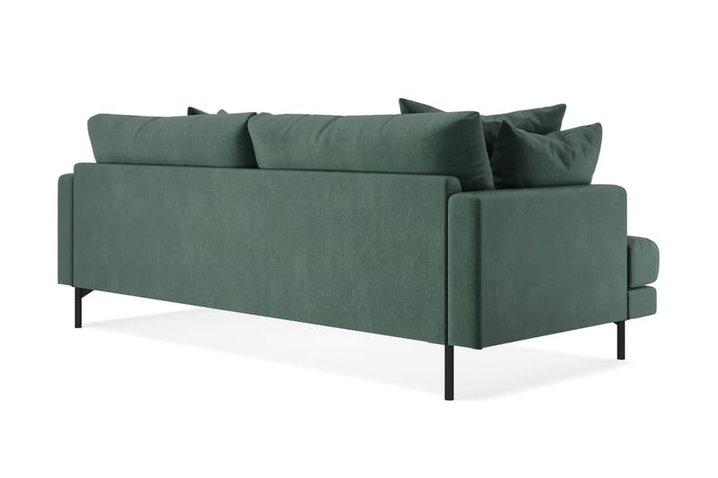 Menard 3-seters Fløyelssofa - Mørk grønn - Møbler - Sofaer - Fløyel sofaer