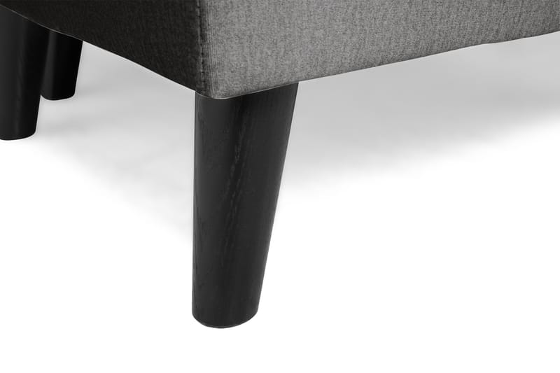 Monroe 6-seters Høyrevendt U-formet Large Sofa med Divan og Sjeselong i Fløyel - Mørk grå - Møbler - Sofaer - Fløyel sofaer