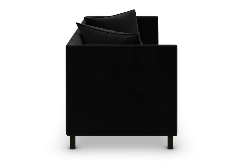 Noelia Modulsofa 2-seter Fløyel - Svart - Møbler - Sofaer - Fløyel sofaer