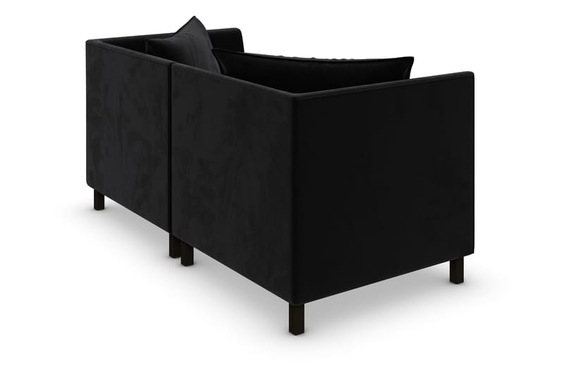 Noelia Modulsofa 2-seter Fløyel - Svart - Møbler - Sofaer - Fløyel sofaer