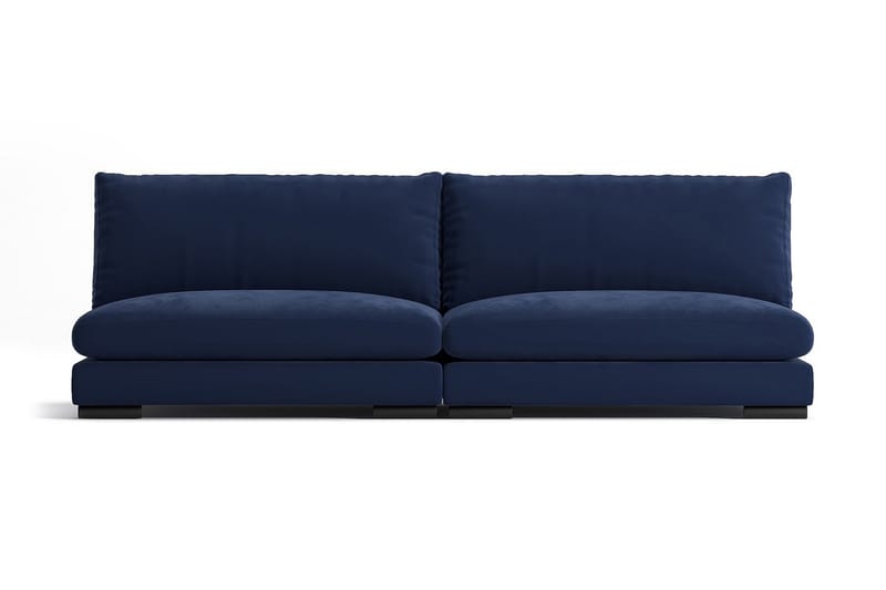 Noha Moduldivansofa - Midnattsblå Fløyel - Møbler - Sofaer - Fløyel sofaer
