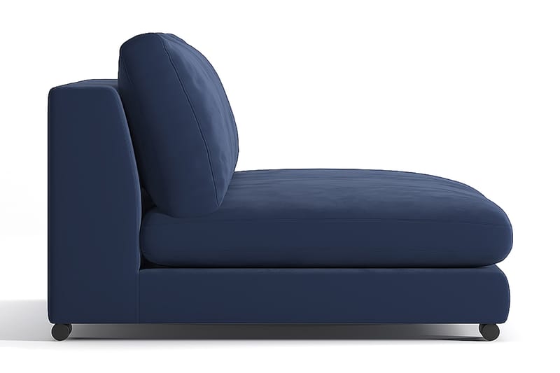 Noha Moduldivansofa - Midnattsblå Fløyel - Fløyel sofaer - Komplett modulsofa