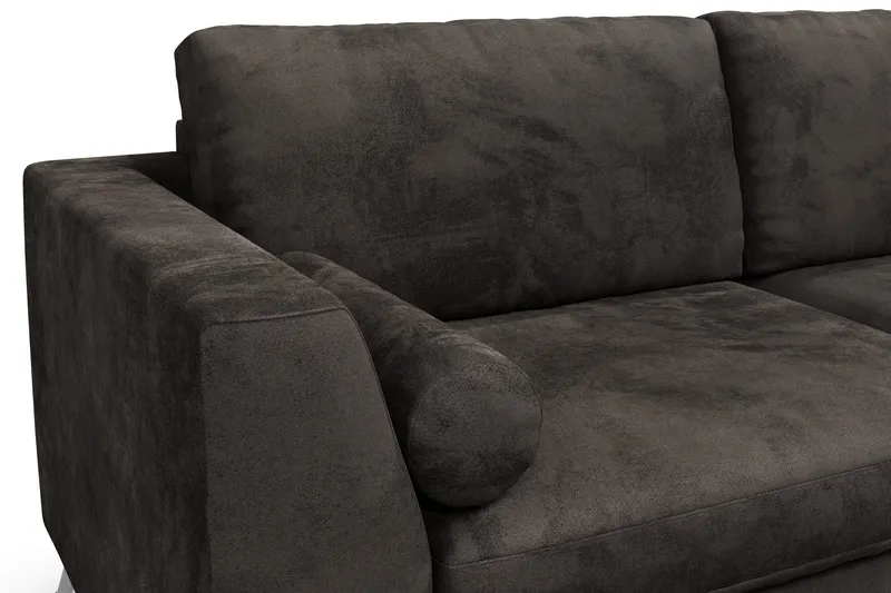 Ocean Lyx 3-seter Sofa - Mørkegrå/Fløyel - Møbler - Sofaer - 2 seter sofa