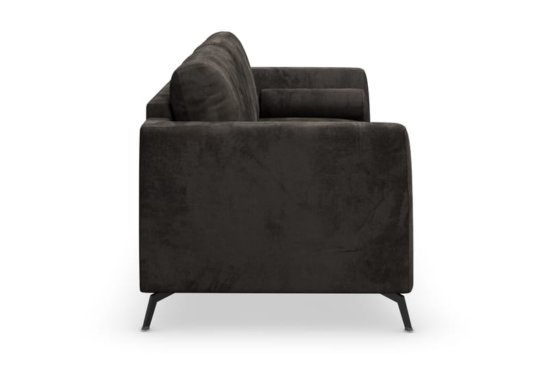 Ocean Lyx 3-seter Sofa - Mørkegrå/Fløyel - Fløyel sofaer - 2 seter sofa