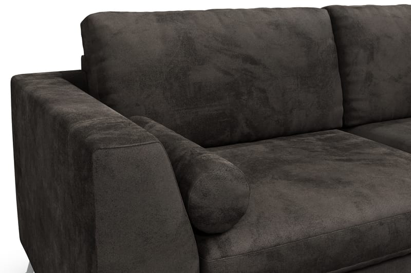 Ocean Lyx 3-seter Sofa - Mørkegrå/Fløyel - Møbler - Sofaer - Fløyel sofaer