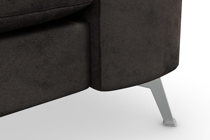 Ocean Lyx 3-seter Sofa - Mørkegrå/Fløyel - Møbler - Sofaer - Fløyel sofaer