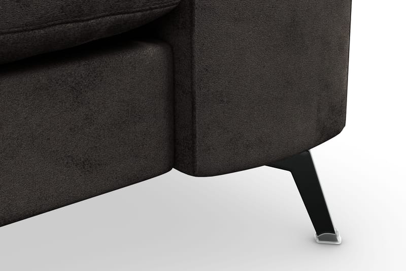 Ocean Lyx 3-seter Sofa - Mørkegrå/Fløyel - Møbler - Sofaer - 2 seter sofa