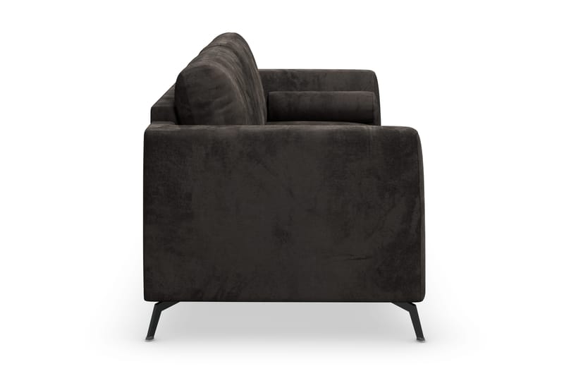 Ocean Lyx 3-seter Sofa - Mørkegrå/Fløyel - Møbler - Sofaer - 2 seter sofa
