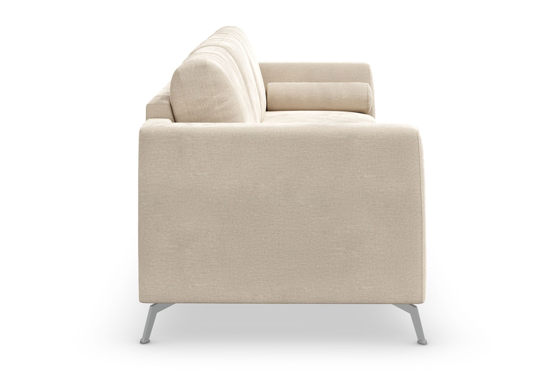 Ocean Lyx 3-seters Fløyelssofa - Beige - Møbler - Sofaer - Fløyel sofaer