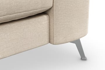 Ocean Lyx 3-seters Fløyelssofa - Beige - Møbler - Sofaer - Fløyel sofaer