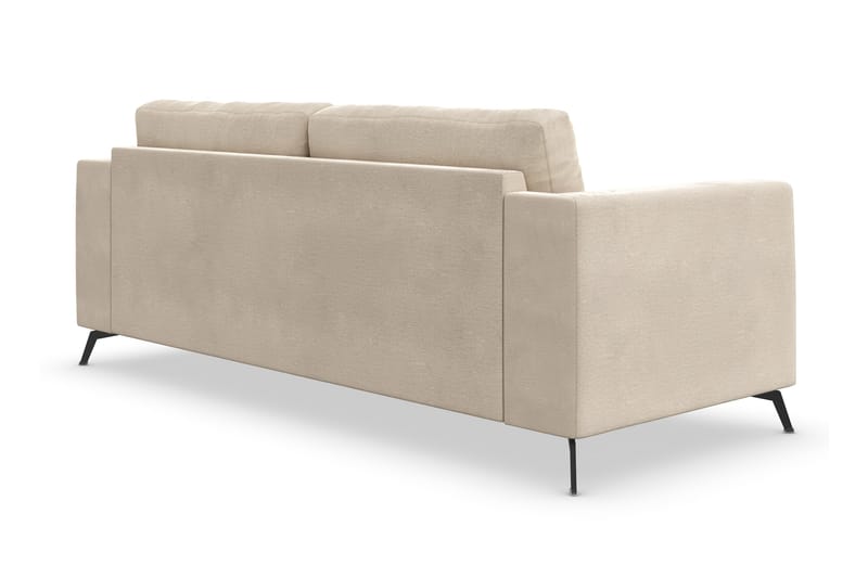 Ocean Lyx 3-seters Fløyelssofa - Beige - Møbler - Sofaer - 2 seter sofa