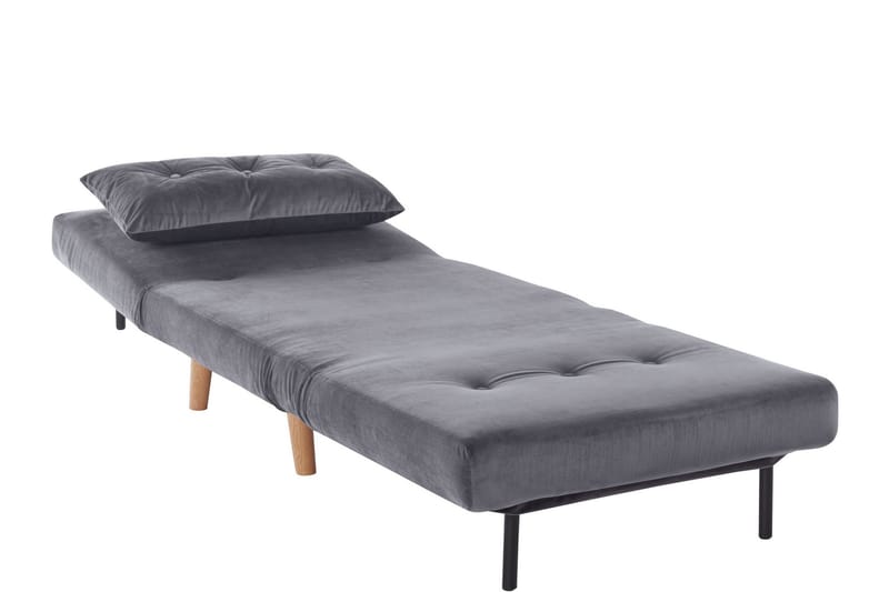 Sanremo Dagseng Singel - Grå - Møbler - Sofaer - Fløyel sofaer