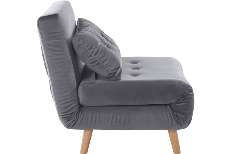 Sanremo Dagseng Singel - Grå - Møbler - Sofaer - Fløyel sofaer