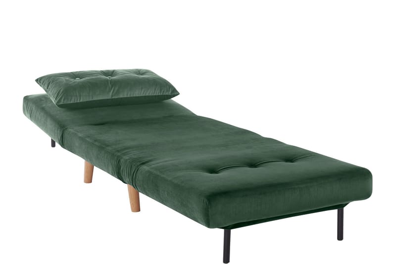 Sanremo Dagseng Singel - Mørkegrønn - Møbler - Sofaer - Fløyel sofaer