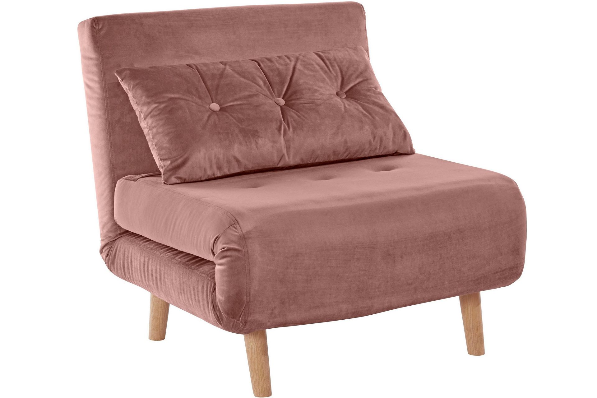 Sanremo Dagseng Singel - Rosa - Møbler - Sofaer - Fløyel sofaer